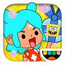 托卡世界海绵宝宝联动海底探险v1.68 无限礼物版