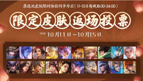 2023王者荣耀八周年返场皮肤投票攻略